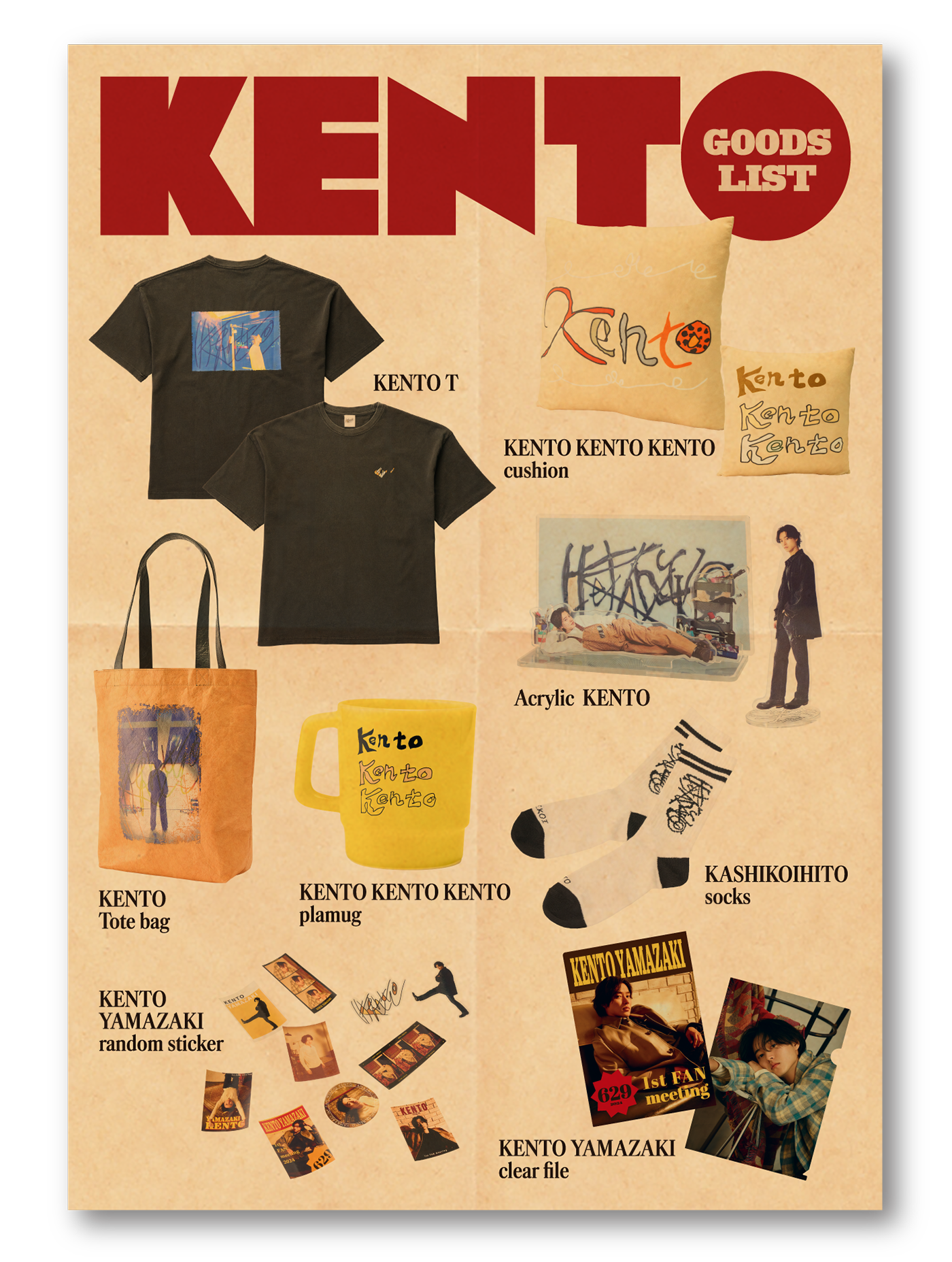 KENTO YAMAZAKI 1st FAN meeting goods｜MAILIVIS